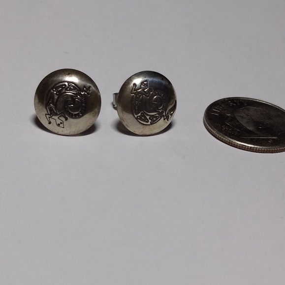 Detailed Sterling silver earrings - Picture 2 of 5